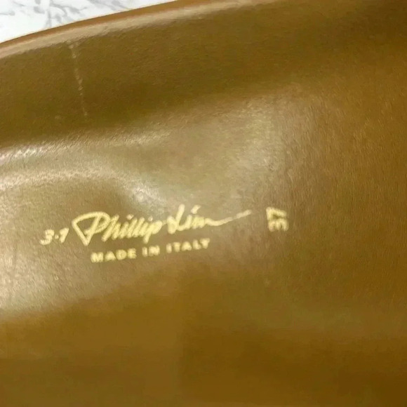 3.1 Phillip Lim Crossover Strap Pool Slides Size 6/37 - Picture 13 of 15